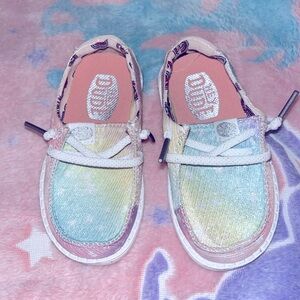 Hey Dudes Wendy Toddler Sparkle Star 6c NEVER WORN, without box